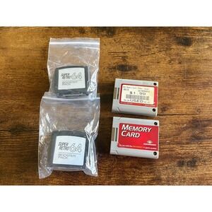 Nintendo 64 N64 Memory Card Booster Pack Lot Performance Lot
